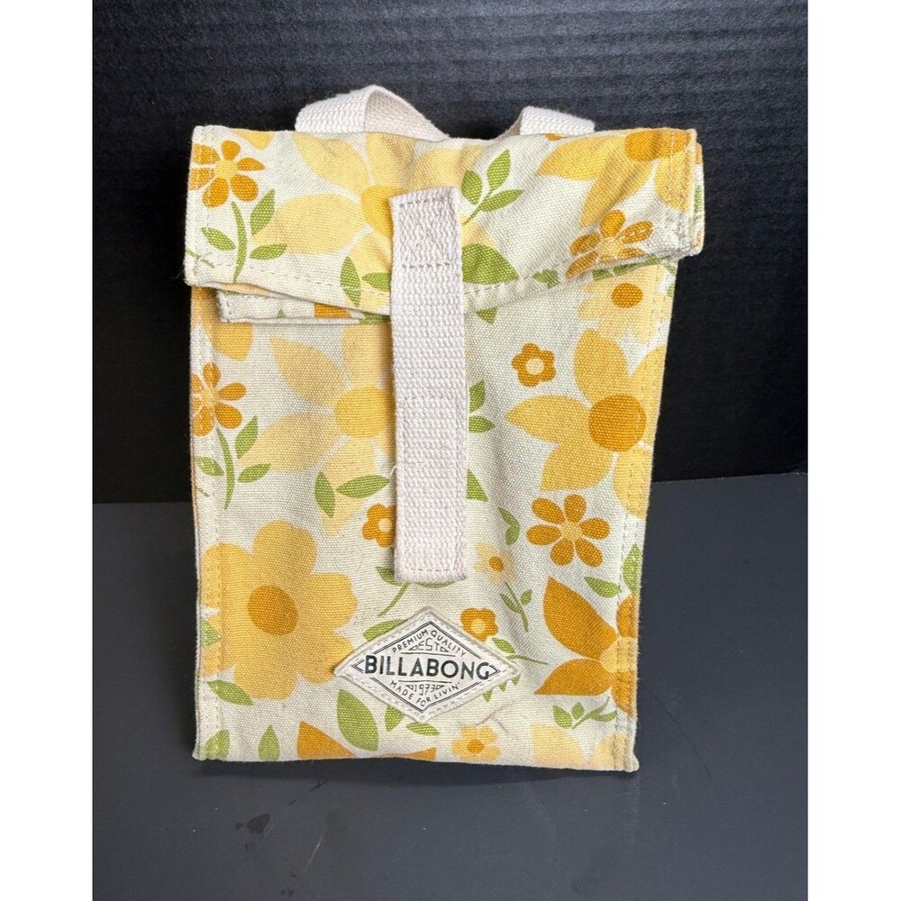 Billabong Floral Canvas Lunch Bag
